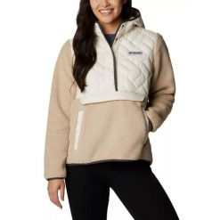 Kurtka uliczna damska Columbia Sweet View Fleece. Brązowe swetry Columbia, m, bez wzorów, z polaru, bez ramiączek. Za 439.00 zł.