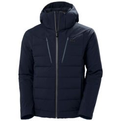 Kurtka narciarska Helly Hansen Rivardige infinity. Niebieskie kurtki narciarskie Helly Hansen, bez wzorów, bez kaptura, narciarskie. W wyprzedaży za 2,558.00 zł.