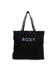 Roxy Torebka ROXY-ACCCS-15-SS2025 Czarny. Czarne shopper Roxy, bez wzorów, z materiału, bez dodatków. Za 119.99 zł.