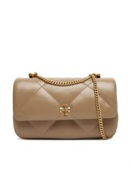 Tory Burch Torebka Mini Kira Diamond 154710 Beżowy. Brązowe torebki klasyczne Tory Burch, bez wzorów, ze skóry, bez dodatków. Za 1,719.00 zł.