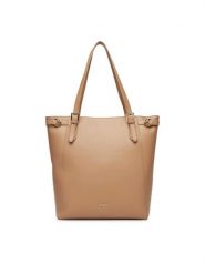 JENNY Torebka C-JNY-M-020-08 Beżowy. Brązowe shopper Jenny, bez wzorów, z materiału, bez dodatków. Za 159.99 zł.