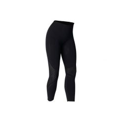 Legginsy do jogi. Czarne legginsy DOMYOS, m, bez wzorów, z elastanu. Za 129.99 zł.