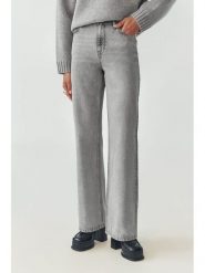 TATUUM Dżinsy "Riso" - Comfort fit - w kolorze jasnoszarym rozmiar: 40. Szare jeansy Tatuum, z aplikacjami, z podwyższonym stanem. Za 243.45 zł.