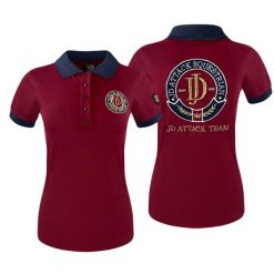 Koszulka polo damska JD ATTACK Pollyanna z krótkim rękawem. Brązowe koszulki polo JD ATTACK, xs, bez wzorów, bez kołnierzyka, bez ramiączek. Za 129.00 zł.