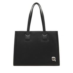 Torebka KARL LAGERFELD. Czarne torebki klasyczne KARL LAGERFELD, bez wzorów, bez dodatków. Za 639.99 zł.