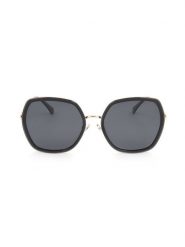 Polaroid Damskie okulary przeciwsłoneczne w kolorze złoto-czarnym rozmiar: 58. Czarne okulary przeciwsłoneczne Polaroid, bez wzorów, z tworzywa sztucznego. Za 179.22 zł.