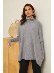 Soft Cashmere Golf w kolorze szarym rozmiar: 34/36. Szare golfy Soft Cashmere, bez wzorów, bez ramiączek. Za 126.15 zł.