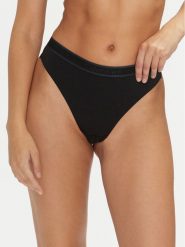 Calvin Klein Underwear Stringi 000QF7954E Czarny. Czarne stringi Calvin Klein Underwear, bez wzorów, z bawełny. Za 59.99 zł.