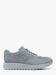Niebieskie sportowe półbuty. Niebieskie obuwie sportowe Ryłko, ze skóry, bez zapięcia. W wyprzedaży za 299.99 zł.