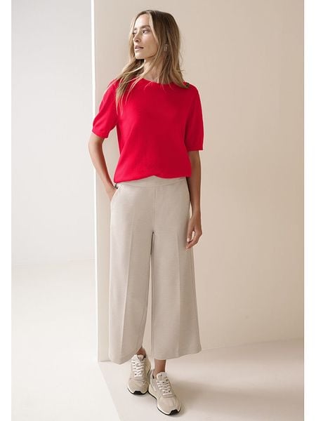 Street One Sweter w kolorze czerwonym rozmiar: 42. Czerwone swetry Street One, bez wzorów, bez ramiączek. Za 114.95 zł.