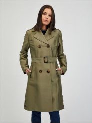 Orsay Trencz w kolorze khaki rozmiar: 36. Brązowe płaszcze Orsay, bez wzorów, z tkaniny, bez kaptura. Za 83.42 zł.