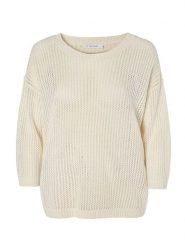 TATUUM Sweter "Arles" w kolorze kremowym rozmiar: XL. Brązowe swetry Tatuum, xl, bez wzorów, ze splotem, bez ramiączek. Za 135.49 zł.