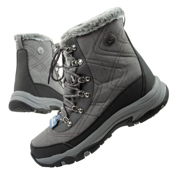 Buty śniegowce damskie Skechers Trego-Cold ocieplane wodoodporne. Czarne trapery i śniegowce Skechers. Za 249.00 zł.
