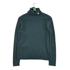 Second life - Szara sweter z golfem dla kobiet - Stan bardzo dobry. Szare golfy RALPH LAUREN, bez wzorów, bez ramiączek. Za 118.40 zł.