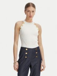 Marciano Guess Sweter G6GR10 Z0625 Biały Regular Fit. Białe swetry Marciano Guess, xl, z aplikacjami, z syntetyku, bez ramiączek. Za 519.99 zł.