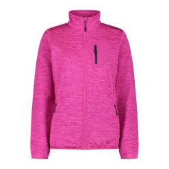 Damska bluza zapinana na zamek CMP. Czerwone bluzy CMP, bez wzorów, bez kaptura. Za 276.00 zł.