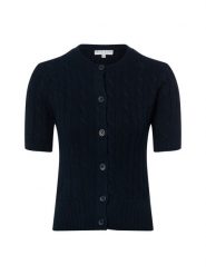 Marie Lund Kardigan damski Kobiety Bawełna niebieski wypukły wzór tkaniny, L. Niebieskie kardigany Marie Lund, l, bez wzorów, z bawełny. Za 299.95 zł.