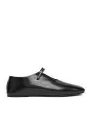 Gino Rossi Baleriny EO-ELSA-V2080 Czarny. Czarne baleriny Gino Rossi, bez wzorów, ze skóry, bez obcasa. Za 299.99 zł.