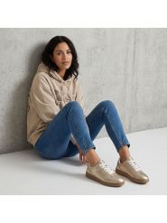 Inselhauptstadt Sneakersy w kolorze złotym rozmiar: 38. Żółte trampki Inselhauptstadt, bez wzorów, bez zapięcia. Za 104.89 zł.