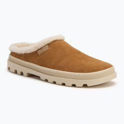 Klapki Palladium Palladune Mule Warm dear brown. Brązowe klapki Palladium, bez wzorów, bez obcasa. Za 289.99 zł.