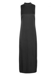 MOSS COPENHAGEN Sukienka "Julietta" w kolorze czarnym rozmiar: XL. Czarne sukienki Moss Copenhagen, na co dzień, xl, bez wzorów, bez kołnierzyka, bez ramiączek, maxi, proste. Za 176.08 zł.