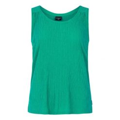 Damski tank top Protest Fields. Zielone topy Protest, bez wzorów, bez kołnierzyka, bez ramiączek. Za 183.00 zł.