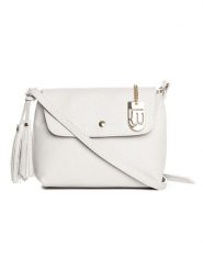 Lucca Baldi Skórzana torebka "Bagni" w kolorze białym - 25 x 17 x 7 cm rozmiar: onesize. Białe torby na ramię Lucca Baldi, z aplikacjami, z materiału, na ramię, bez dodatków. Za 217.99 zł.