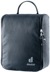Kosmetyczka turystyczna Deuter Wash Center II - black/black. Czarne kufry i kosmetyczki Deuter, bez wzorów, z materiału, bez dodatków. Za 179.99 zł.
