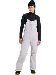 Burton Spodnie narciarskie "[ak] Kimmy GORE-TEX 2L Bib Pants" w kolorze szarym rozmiar: L. Szare spodnie dresowe Burton, l, bez wzorów, z gore-texu. Za 1,444.95 zł.