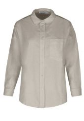 Koszula z lnem K-VEHI. Brązowe koszule Volcano, xxl, bez wzorów, ze lnu, bez kołnierzyka, bez ramiączek. Za 119.99 zł.