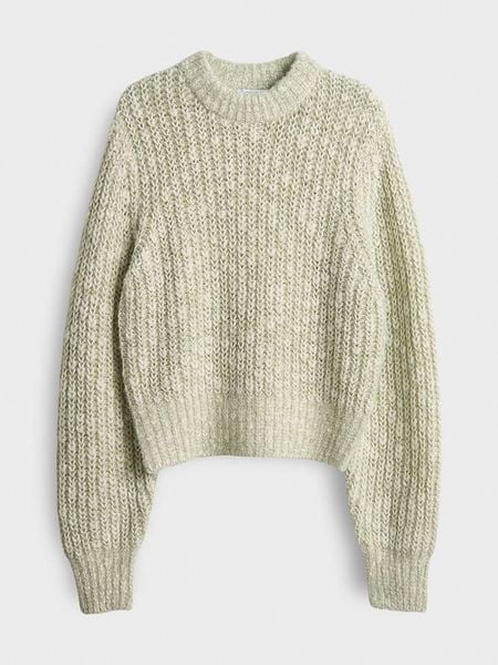 OPUS Sweter w kolorze jasnozielonym rozmiar: 40. Zielone swetry Opus, bez wzorów, z wełny, bez ramiączek. Za 229.95 zł.