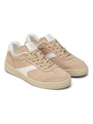 Marc O´Polo Skórzane sneakersy w kolorze beżowo-białym rozmiar: 37. Białe trampki bez wzorów, bez zapięcia. Za 404.10 zł.