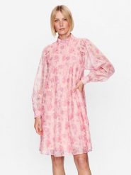 Bruuns Bazaar Sukienka koszulowa Pihilina BBW3255 Różowy Regular Fit. Czerwone sukienki Bruuns Bazaar, m, bez wzorów, z syntetyku, bez kołnierzyka, bez ramiączek, koszulowe. Za 399.99 zł.