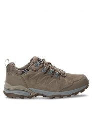 Jack Wolfskin Trekkingi Refugio Texapore Low W 4050821 Brązowy. Brązowe obuwie sportowe Jack Wolfskin, ze skóry, trekkingowe. Za 383.79 zł.