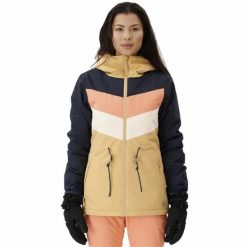 Kurtka narciarska Rider Betty. Niebieskie kurtki narciarskie Rip Curl, m, bez wzorów, z materiału, bez kaptura, narciarskie. Za 399.99 zł.