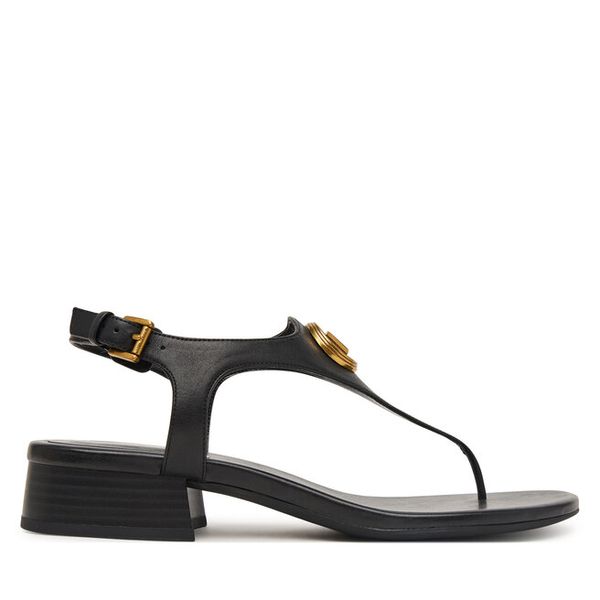 Sandały MICHAEL Michael Kors. Czarne sandały MICHAEL Michael Kors, bez wzorów, bez obcasa, na płaskiej podeszwie, bez zapięcia. Za 719.99 zł.