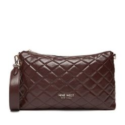 Torebka Nine West. Brązowe listonoszki Nine West, bez wzorów, bez dodatków. Za 179.99 zł.
