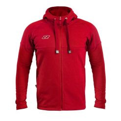 Bluza piłkarska dla dorosłych Zina Comodo Senior bawełniana. Czerwone bluzy Zina, xl, bez wzorów, z bawełny, bez kaptura. Za 231.20 zł.