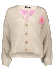 Sublevel Kardigan w kolorze beżowym rozmiar: M/L. Brązowe kardigany Sublevel, l, bez wzorów, ze splotem. Za 109.52 zł.