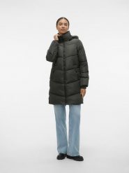 Vero Moda Płaszcz przejściowy w kolorze ciemnozielonym rozmiar: S. Zielone płaszcze Vero Moda, s, bez wzorów, bez kaptura. Za 224.95 zł.