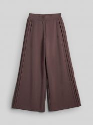 4F Spodnie dresowe z szerokimi nogawkami z modalem damskie - brązowe XS. Brązowe spodnie dresowe 4f, l, bez wzorów, z dresówki. Za 189.99 zł.