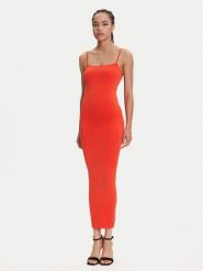 Wolford Sukienka codzienna Strap Fatal 57185 Czerwony Slim Fit. Czerwone sukienki Wolford, na co dzień, m, bez wzorów, z syntetyku, bez kołnierzyka, bez ramiączek, proste. Za 609.99 zł.