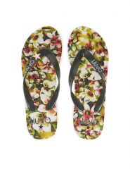 Liu Jo Japonki Ciabatta VA5188 E1005 Czarny. Czarne klapki Liu Jo, bez wzorów, z tworzywa sztucznego, bez obcasa. Za 229.99 zł.