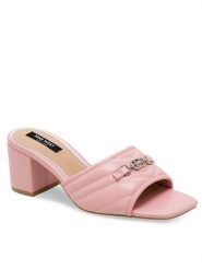Nine West Klapki 123AL0687 Różowy. Czerwone klapki Nine West, bez wzorów, z syntetyku, bez obcasa. Za 109.99 zł.