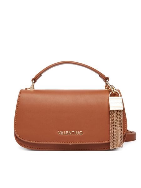 Valentino Torebka Iride VBS9OU09 Brązowy. Brązowe torebki klasyczne Valentino, bez wzorów, ze skóry, bez dodatków. Za 619.99 zł.