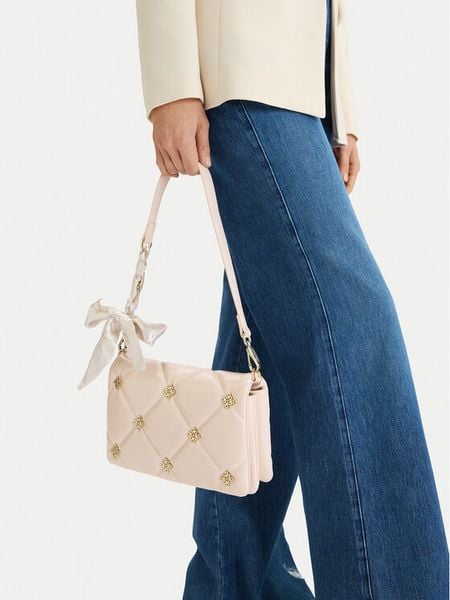 Nine West Torebka EO-Mott Sweet-KS2562-1 Écru. Białe torebki klasyczne Nine West, bez wzorów, z materiału, bez dodatków. Za 150.99 zł.