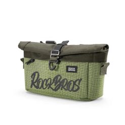 Torba rowerowa na kierownicę przednia na ramię 2,7L składana. Zielone torby na ramię ROCKBROS, bez wzorów, z lakierowanej skóry, biznesowe, na ramię, bez dodatków. Za 129.99 zł.