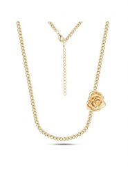 DI GIORGIO Pozłacany naszyjnik z elementem ozdobnym - dł. 40 cm rozmiar: onesize. Żółte naszyjniki DI GIORGIO, pozłacane. Za 352.43 zł.