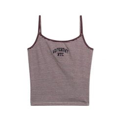 Damski tank top Superdry Athletic Essential. Czerwone topy Superdry, bez wzorów, bez kołnierzyka, bez ramiączek. Za 127.30 zł.