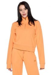 Bluza z zamek błyskawiczny na co dzień na siłownię. Czarne bluzy LEONE 1947 APPAREL, m, bez wzorów, bez kaptura. Za 328.38 zł.